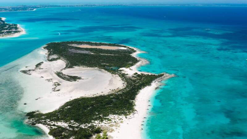 Turks and Caicos Islands Aerial View