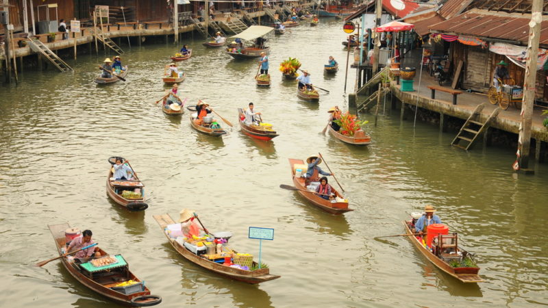 Bangkok, Thailand Canal Bangkok, Thailand Canal