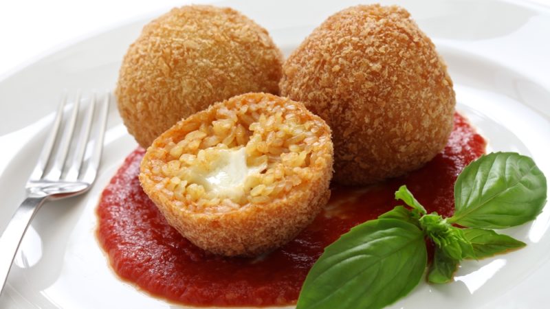 italian food Mozzarella balls