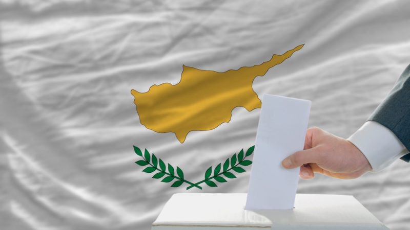 man voting cyprus