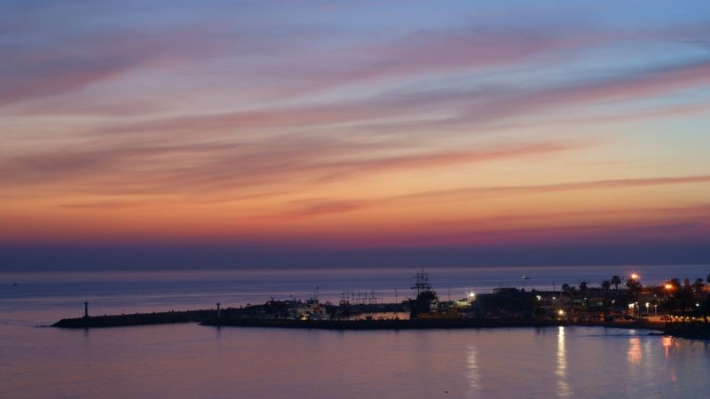 sunset ayia napa, cyprus