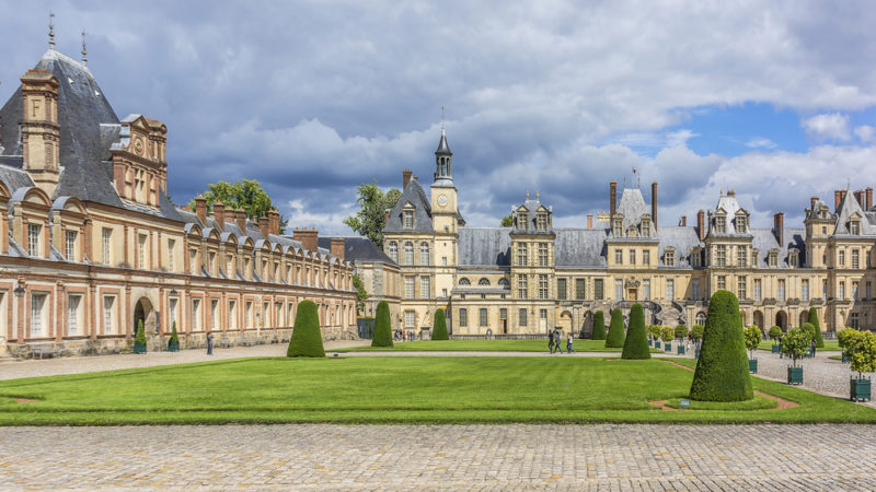 Palace and Park of Fontainebleau France