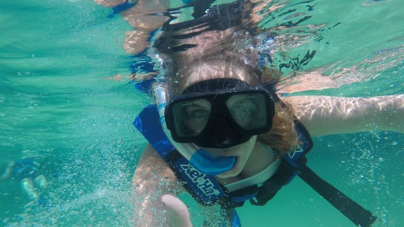 snorkelling