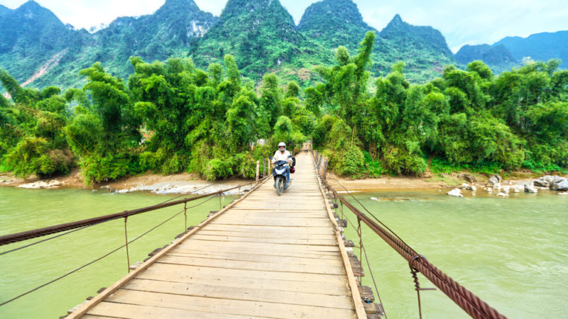 Motorbike  Vietnam Highlands