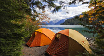 Two tents in Canada